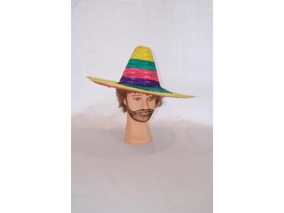 Coloured strip mexican hat