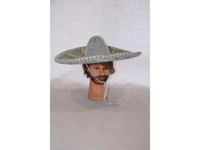 Silver embroidered mexican hat