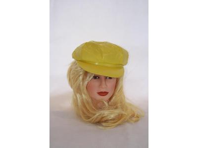 yellow vinyl hat