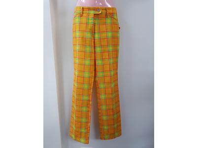 1960's orange & yellow pants