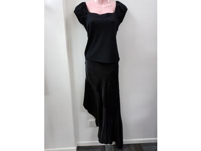 Black 1920\'s top & skirt