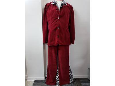 1970's red pimp suit