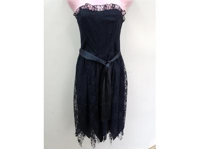 Gowns short black overlay