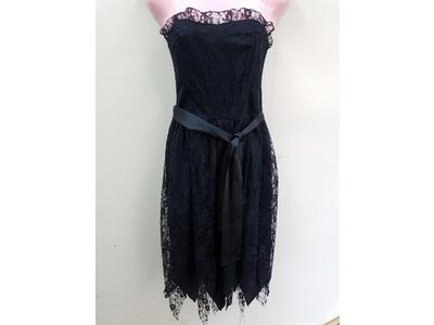 Gowns short black overlay