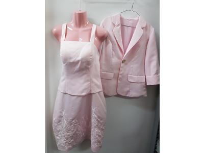 Gowns light pink dress & jacket
