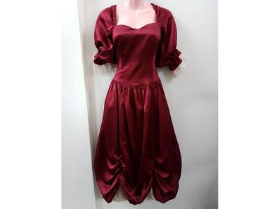 Gowns long burgundy 2