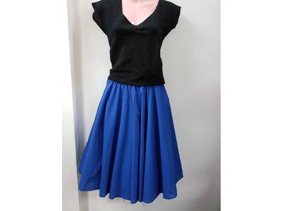 1930's to 1950's short blue skirt