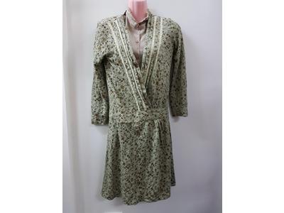 1930's to 1950's grey floral dress
