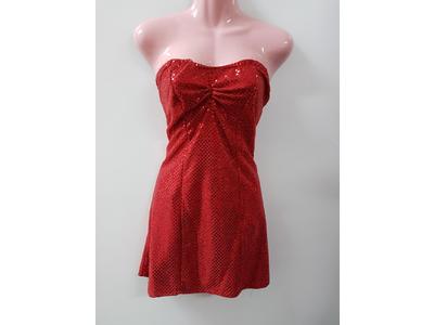 1970's red sequin dress