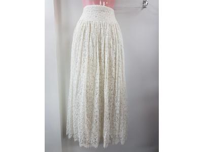 Gowns white lace skirt