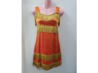 Orange 1920\'s dress