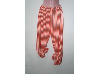 Clown pants red & white