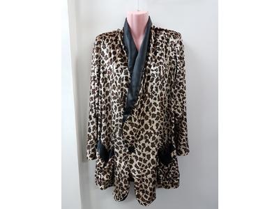 1980's leopard print jacket