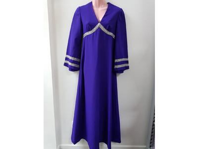 1970's blue long dress